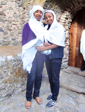 エチオピア正教徒の女性